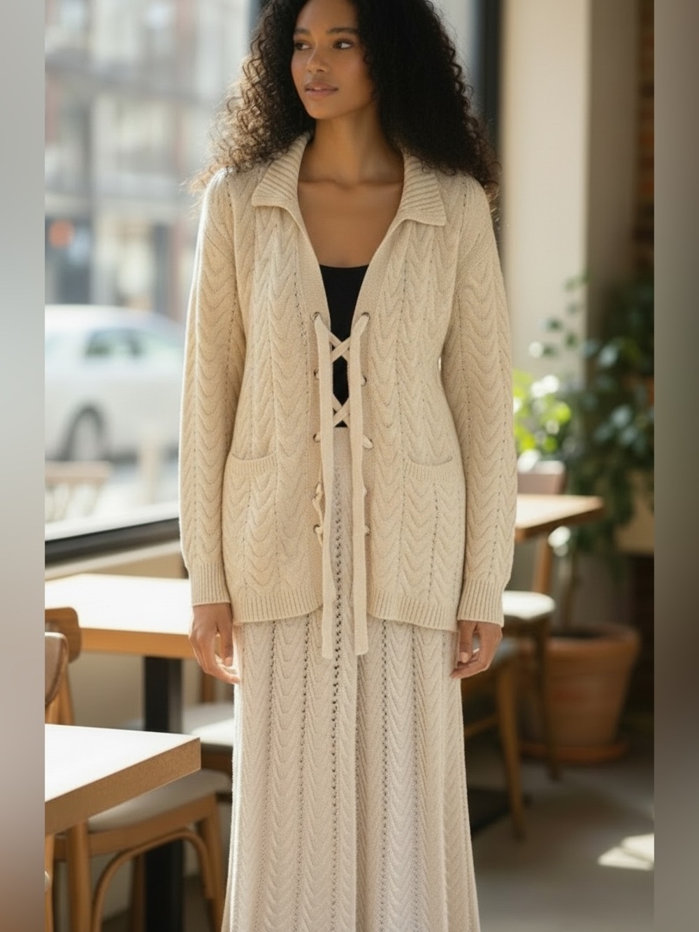 ✨ NWT Blithe LA Crochet Knit Set ✨